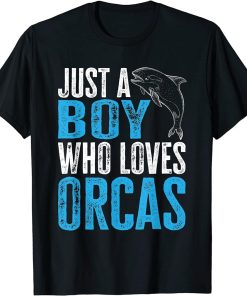 Funny Orca Lover Graphic for Boys Men Kids Whale T-Shirt