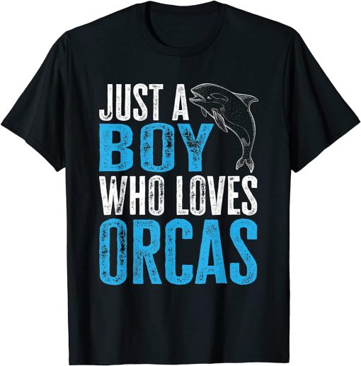 Funny Orca Lover Graphic for Boys Men Kids Whale T-Shirt