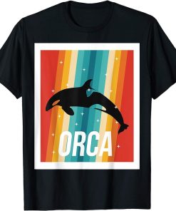 Vintage Orca Retro Killer Whale T-Shirt