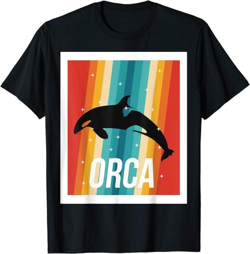 Vintage Orca Retro Killer Whale T-Shirt